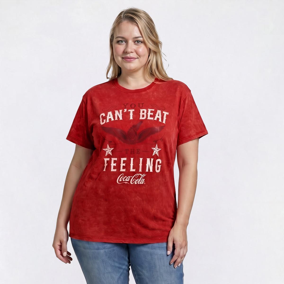 Juniors Plus Freeze Coca Cola Americana Chase Dreams Tee