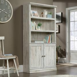 Sauder Select Collection 5 Shelf Plank Bookcase With Doors