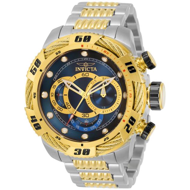 Mens Invicta Speedway Blue/Gold Dial Quartz Watch - 34160