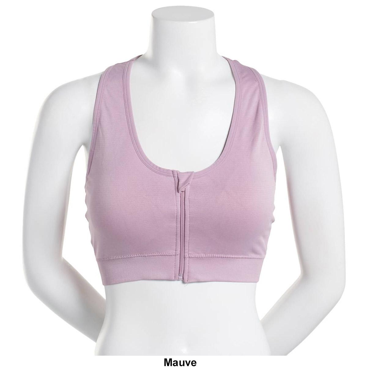 Womens Shadow Sport Seamless Zip Front Sports Bras SSW0189