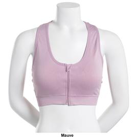 Womens Shadow Sport Seamless Zip Front Sports Bras SSW0189