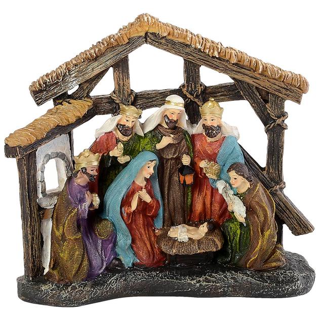 Resin Creche Nativity