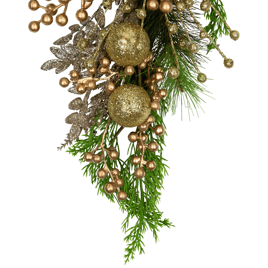 Northlight 25in. Ornaments & Berries Glittered Christmas Swag