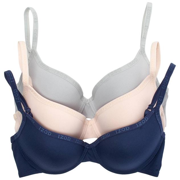 Juniors IZOD® 3pk. Gentle Lift T-Shirt Bras IZ70451BV
