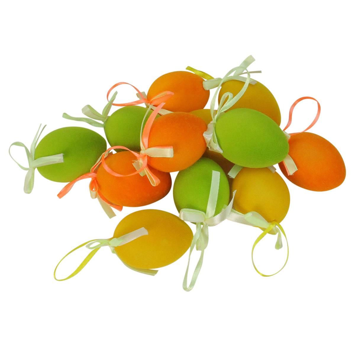 Northlight Seasonal 12ct. Spring Easter Egg Ornaments