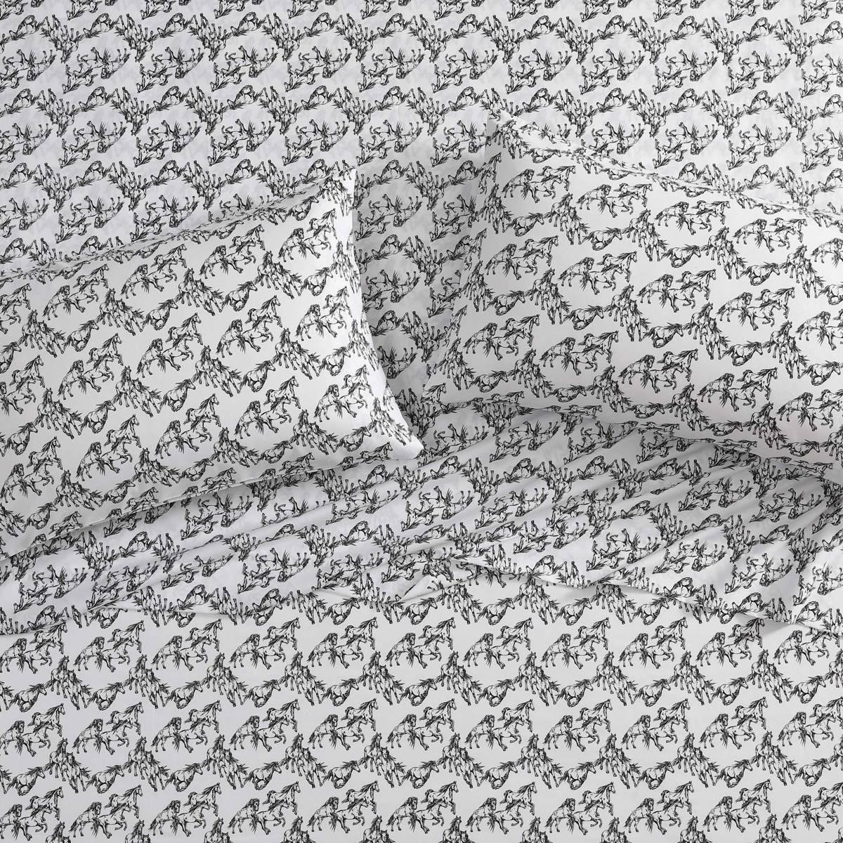 Wrangler Mustangs Sheet Set