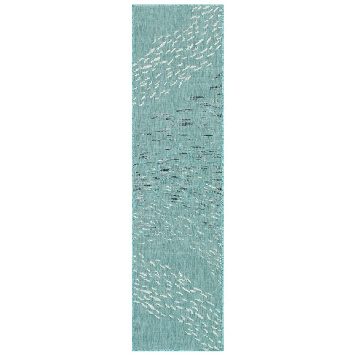 Liora Manne(tm) Carmel School Of Fish Indoor/Outdoor Runner