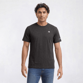 Mens Champion® Small Logo Tee