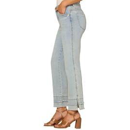 Womens Democracy “Ab”solution® Kick Flare Fray Hem Jeans