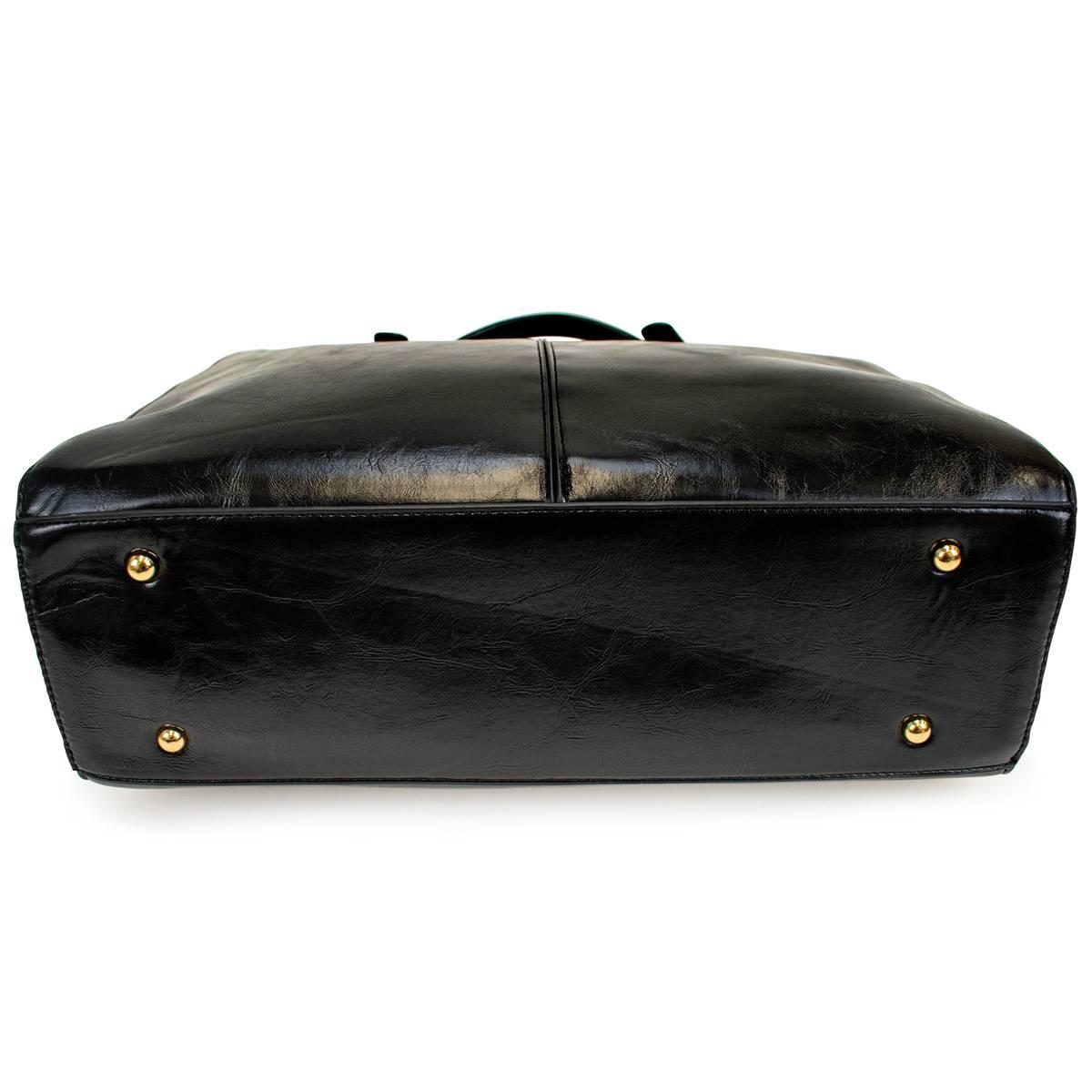 Badgley Mischka Julia XL Vegan Leather Tote Weekender Travel Bag