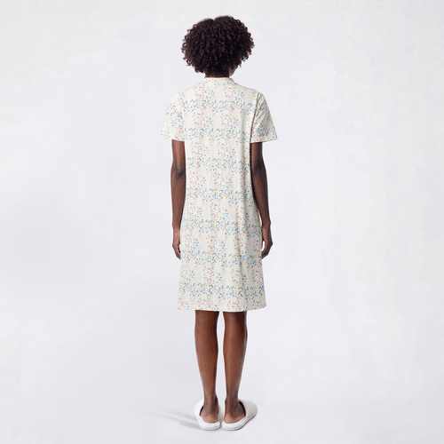 Womens Elegant Dreams Short Sleeve Floral Nightgown