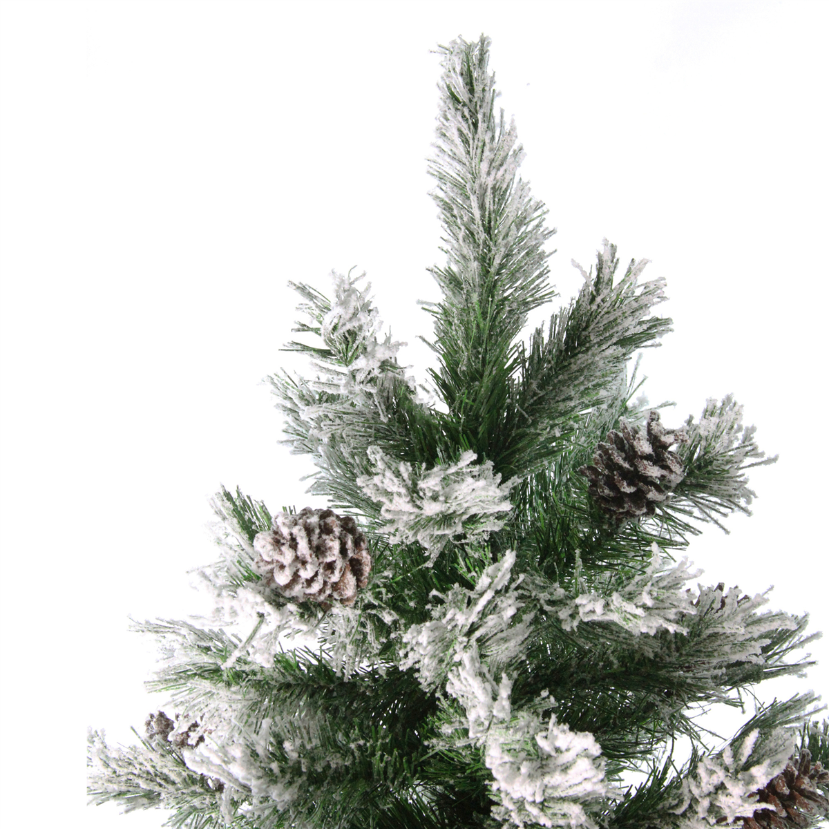 Northlight 7ft. Medium Flocked Angel Pine Christmas Tree