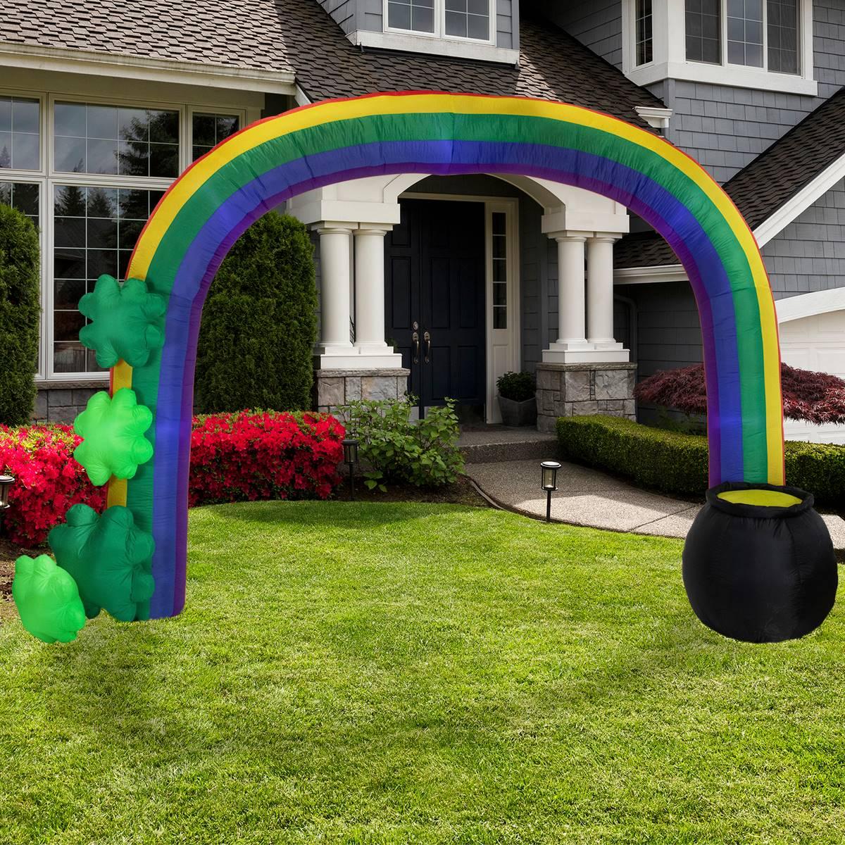 Northlight Seasonal 13'' Inflatable St. Patrick Rainbow Decoration