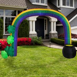 Northlight Seasonal 13'' Inflatable St. Patrick Rainbow Decoration