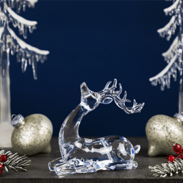 Northlight Laying Acrylic Deer Christmas Decoration
