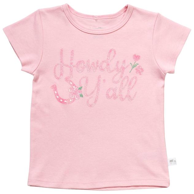Toddler Girl Rugged Bear® Howdy Y'all Horseshoe Top
