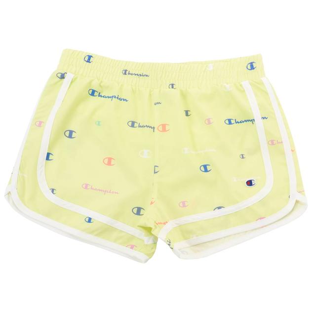 Girls (7-16) Champion® Neon Logo Varsity Shorts