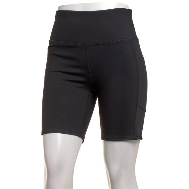 Womens RBX Bike Short W/ Foldover Waistband - Black