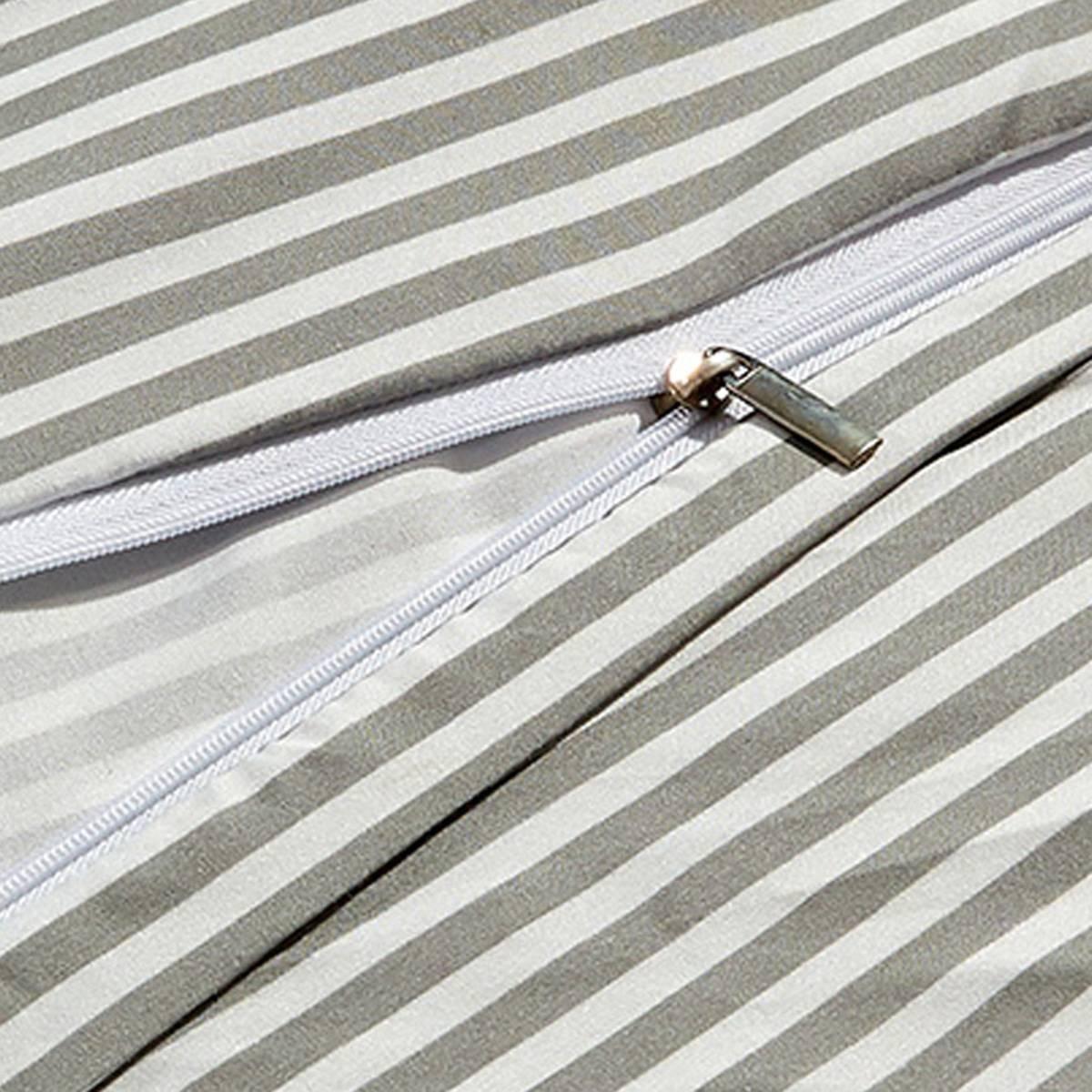 Bibb Home 1800 Series Oxford 3pc. Duvet Cover Set