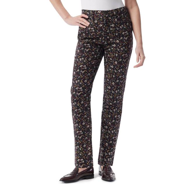 Petite Gloria Vanderbilt Classic Amanda Floral Jeans - Short