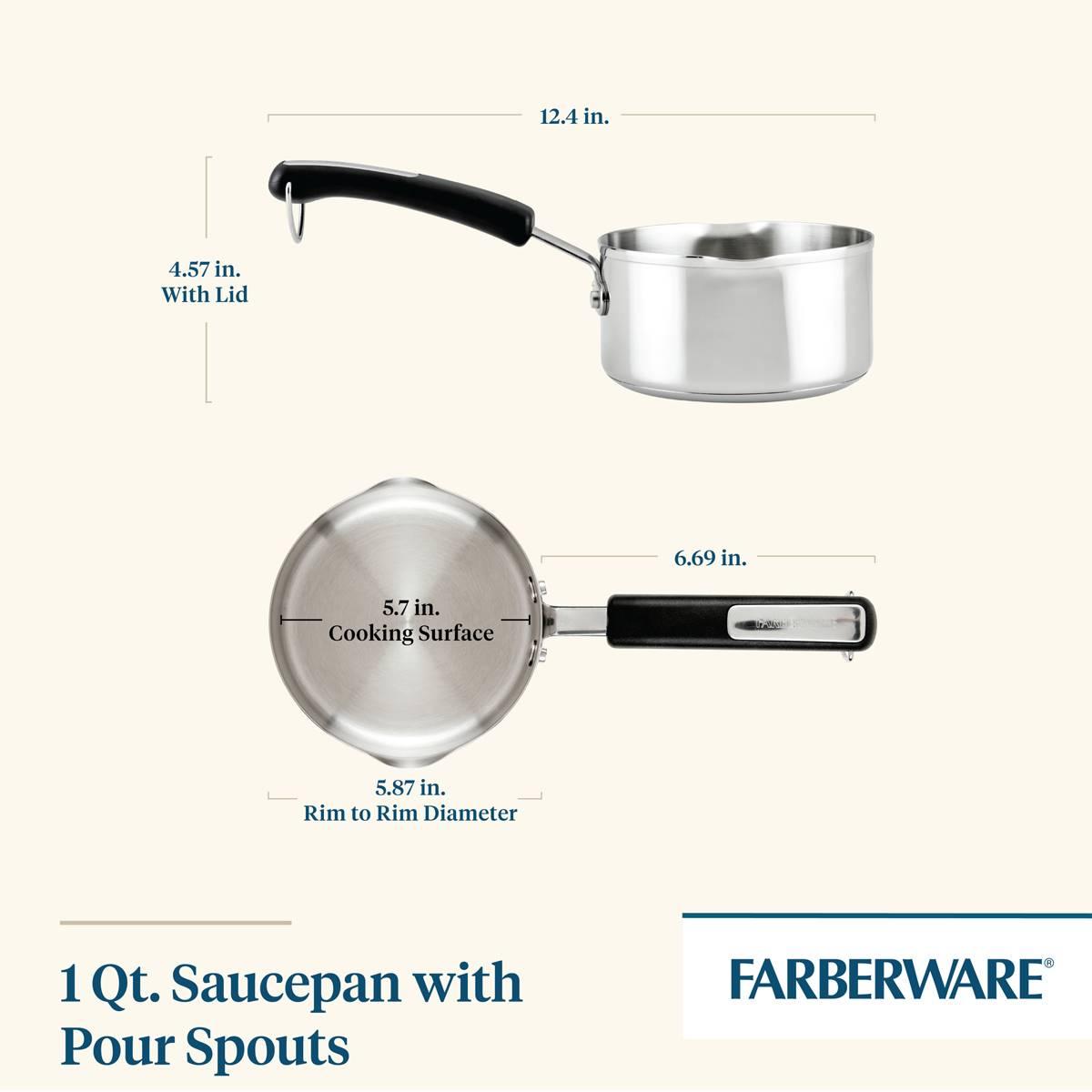 Farberware® Brilliance Stainless Steel 1qt. Saucepan