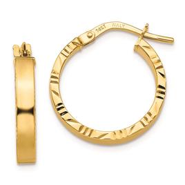 Gold Classics(tm) 14kt. Polished Gold 20mm Hoop Earrings