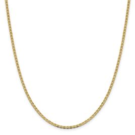 Gold Classics(tm) 2.4mm. Concave Anchor Chain Necklace