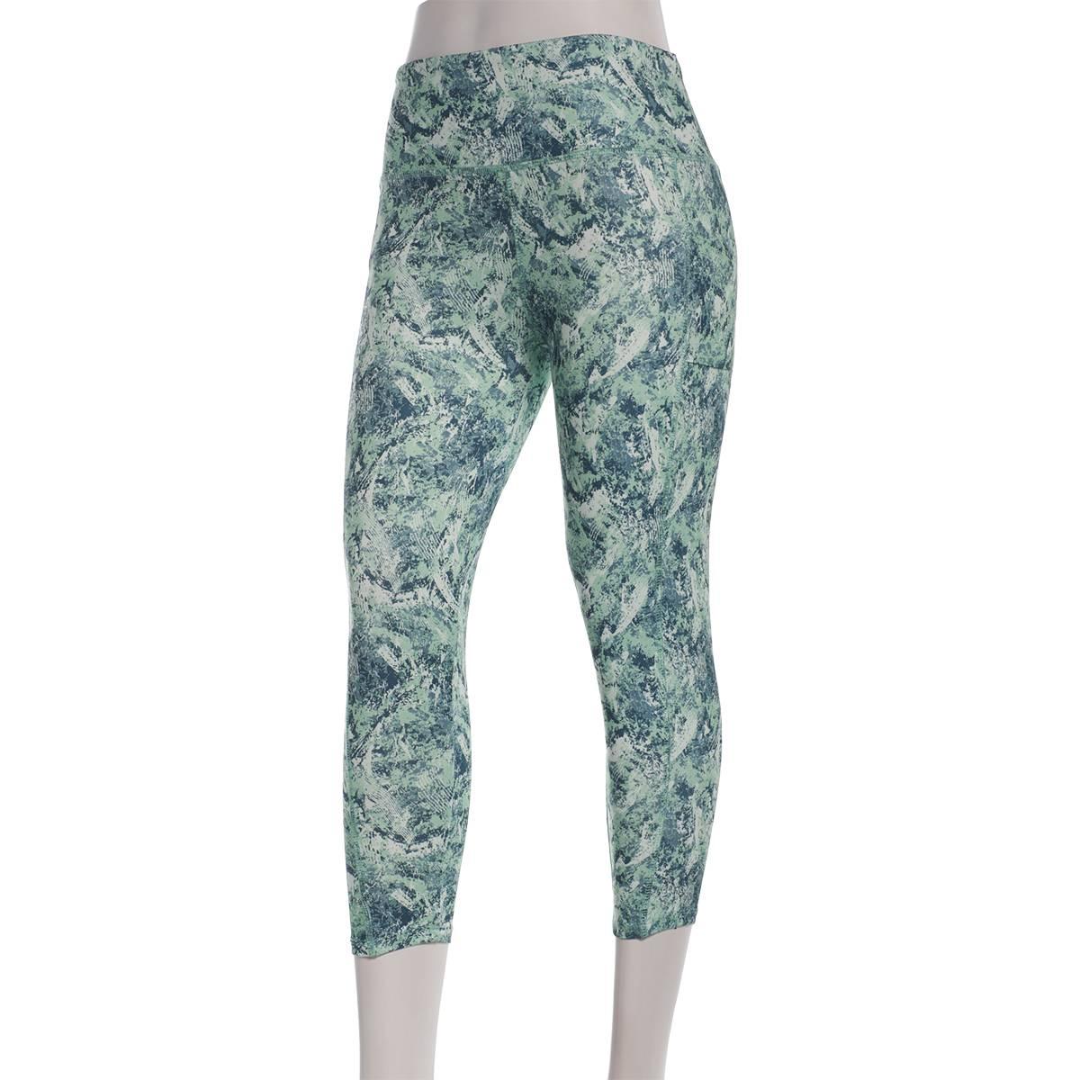 Womens Starting Point(R) Fields of Green Capri Leggings