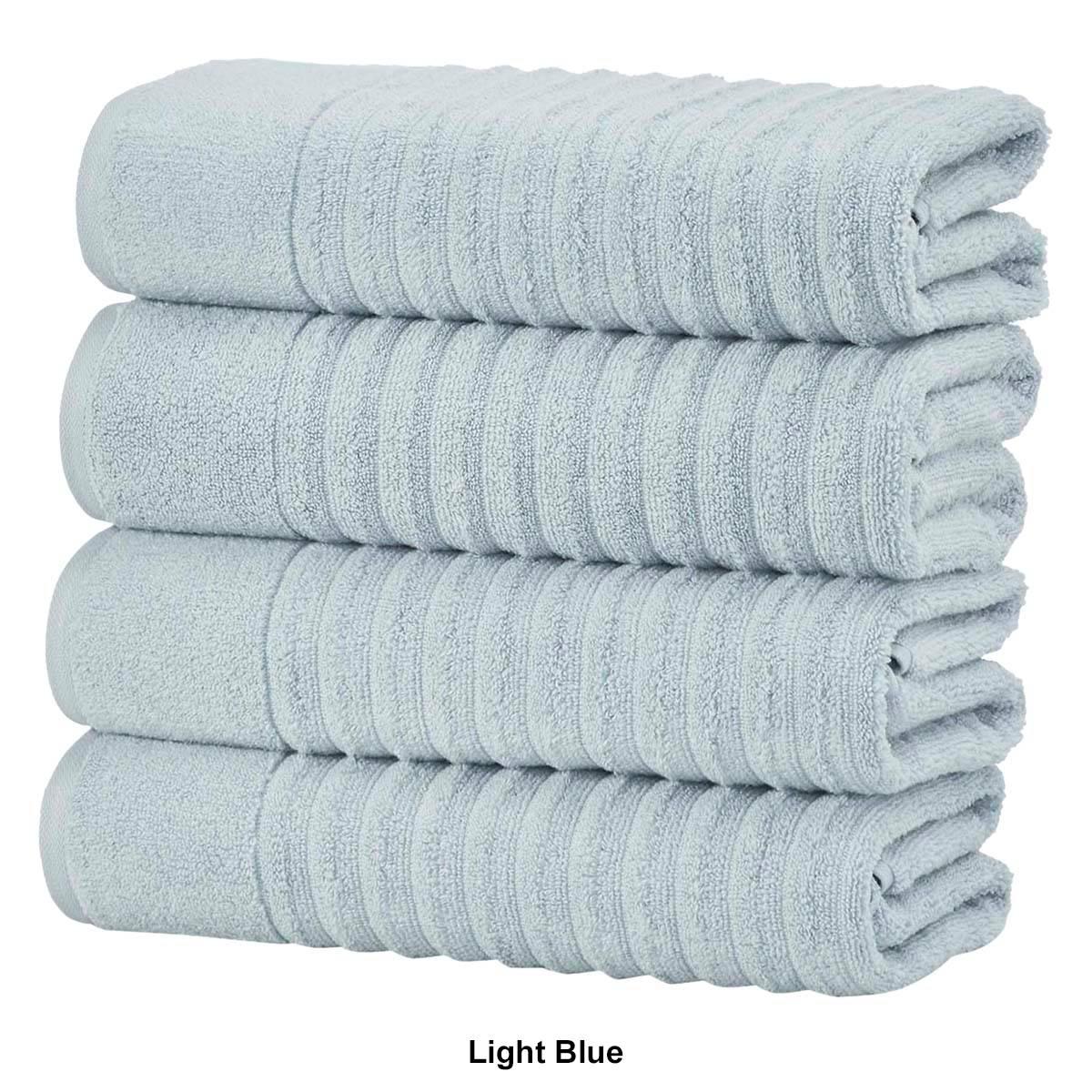 Freshfolds Karina 4pc. Combed Cotton Bath Towel Set