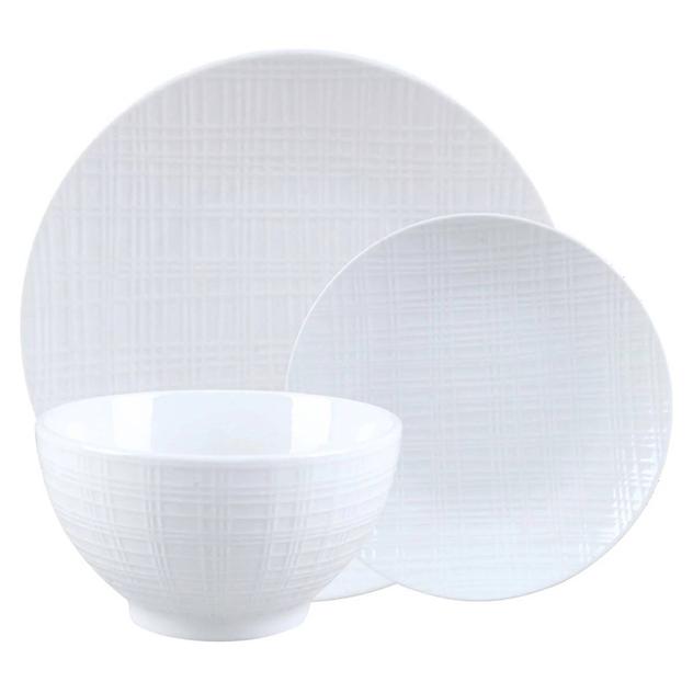 Godinger Freemont Porcelain 12pc. Dinnerware Set