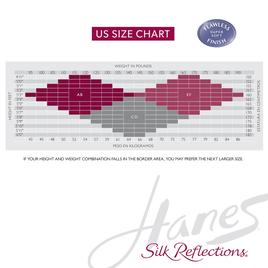 Womens Hanes® Silk Reflections Regular Panty Sheer Toe Pantyhose