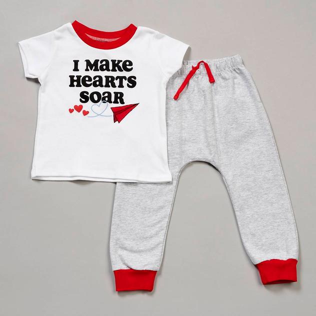 Baby Unisex (3-18M) Baby Starters® Hearts Soar Valentine's Set