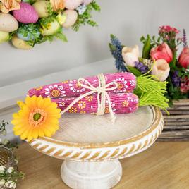 Northlight Seasonal Floral Easter Carrot Bundle - Set of 3