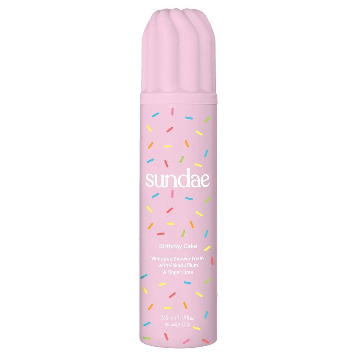 Sundae Birthday Cake Whipped Shower Foam