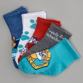 Toddler Boy Nickelodeon(tm) 5pr. Paw Patrol(tm) Mid Crew Gripper Socks