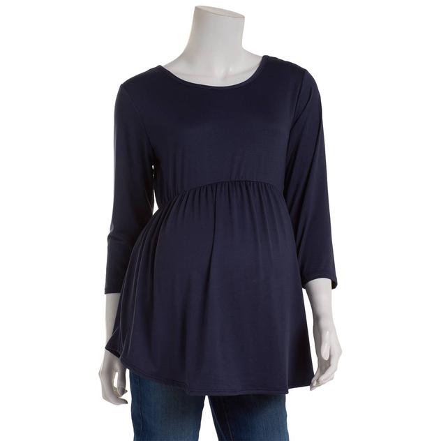 Womens Maternity Due Time Maternity Long Sleeve Blouse