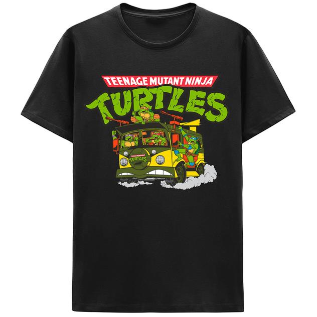Young Mens Teenage Mutant Ninja Turtles Short Sleeve Graphic Tee