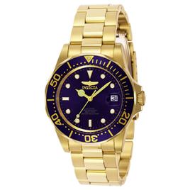 Mens INVICTA Pro Diver Stainless Steel Blue Dial Watch - 8930