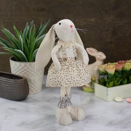 Northlight Seasonal Girl Easter Bunny w/ Floral Dress Figurine
