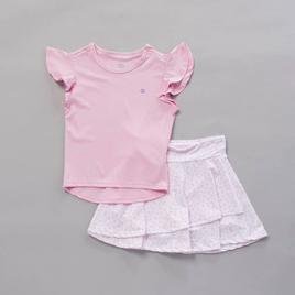 Girls (7-16) RBX Performance Tee w/ Floral Skort Set
