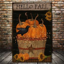 Courtside Market Hello Fall Wall Art