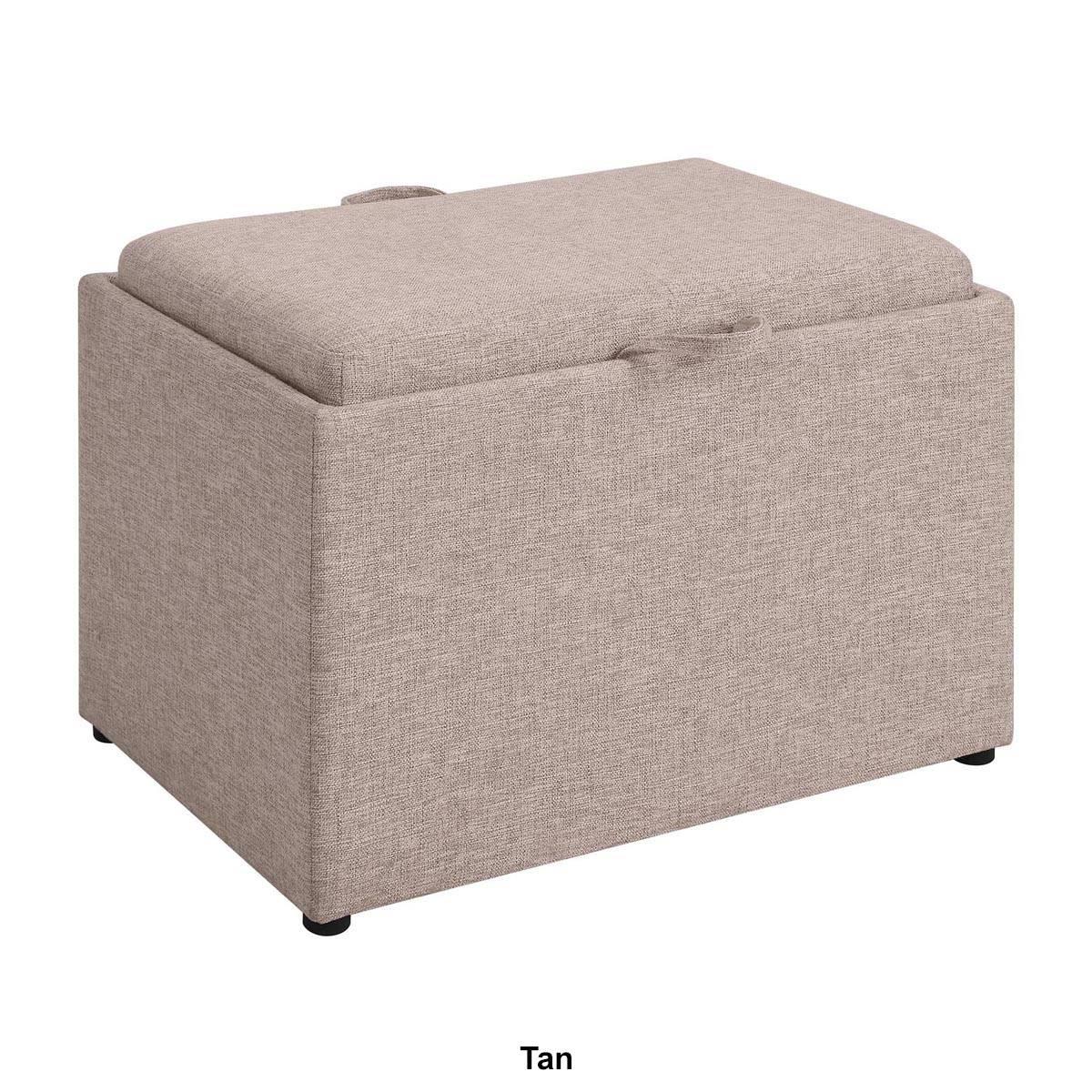 Convenience Concepts Designs4Comfort Accent Storage Ottoman
