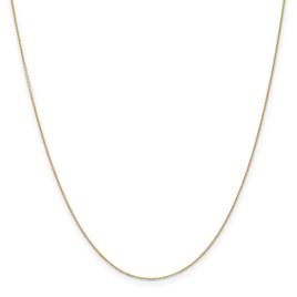 Gold Classics(tm) .65mm. 14kt. Diamond Cut Cable Chain Necklace