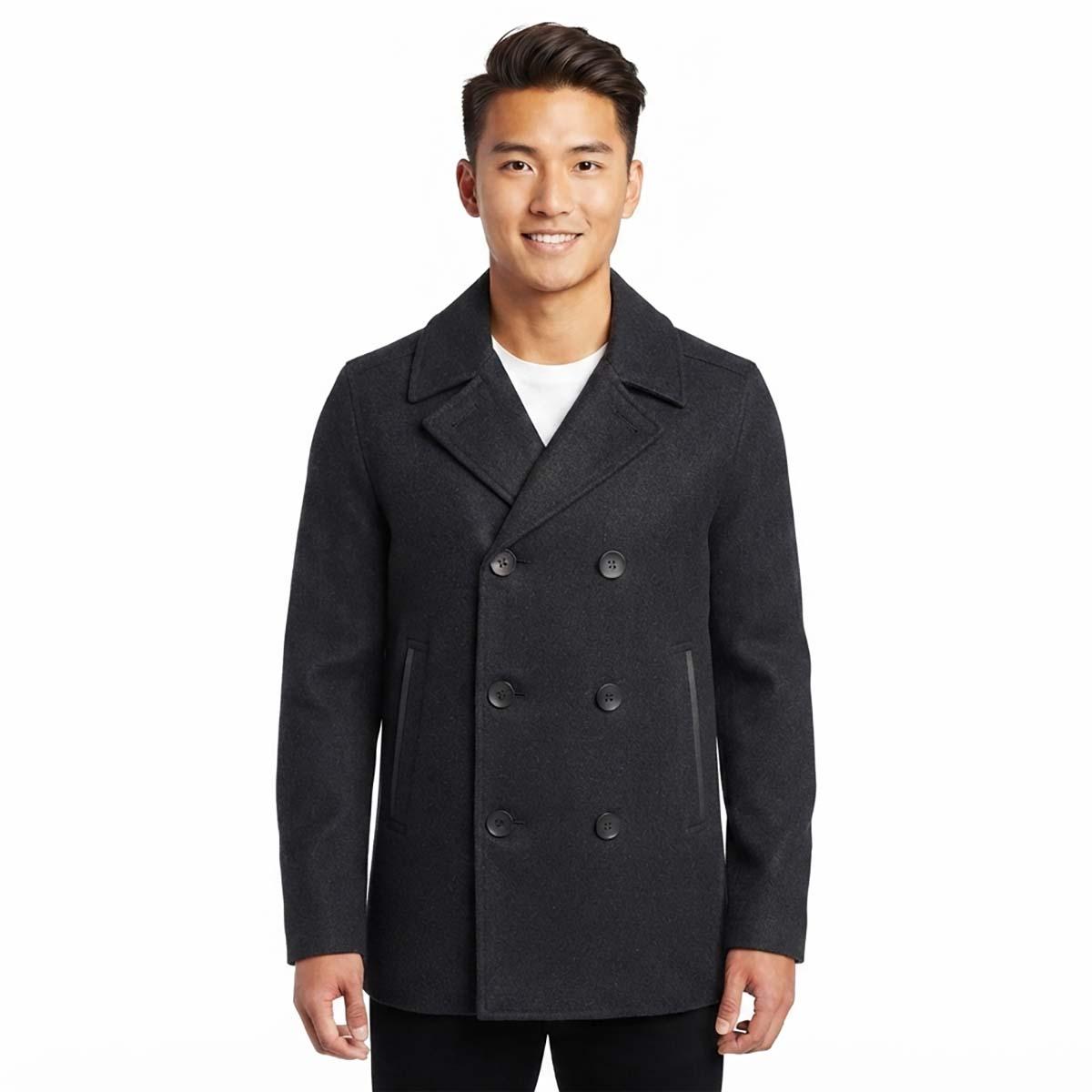 Mens Nautica(R) Wool Peacoat