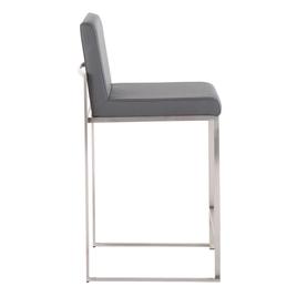 LumiSource Fuji Contemporary High Back Counter Stools - Set of 2