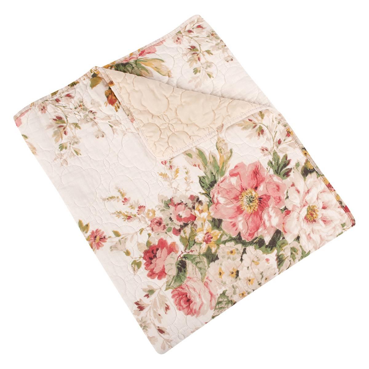 Greenland Home Fashions™ Grace Farmhouse Reversible Quilted Throw