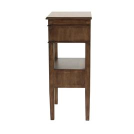 9th & Pike® Brown Pine Traditional Accent Table