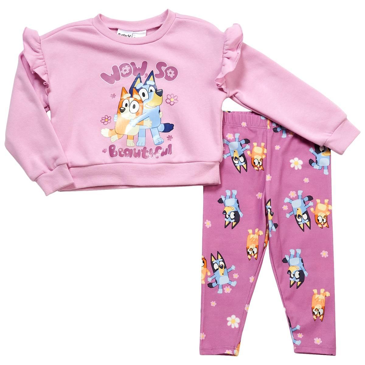Toddler Girl Disney Bluey Sweatshirt & Leggings Set