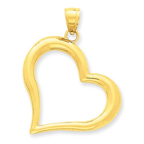 Gold Classics(tm) 14kt. Yellow Gold Polished Heart Pendant
