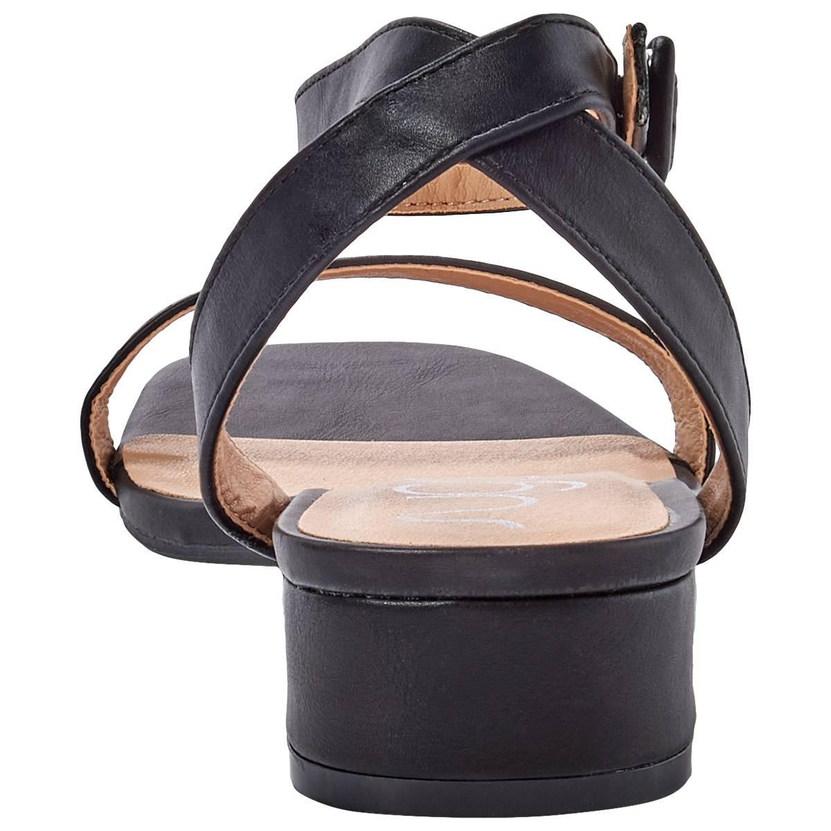 Womens Umpire Ankle Strap Block Heel Sandals